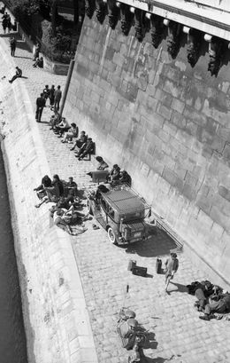 Fotografien, Un dimanche au Vert-Galant, Paris, années 1950, Maurice Bonnel