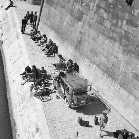 Fotografien, Un dimanche au Vert-Galant, Paris, années 1950, Maurice Bonnel