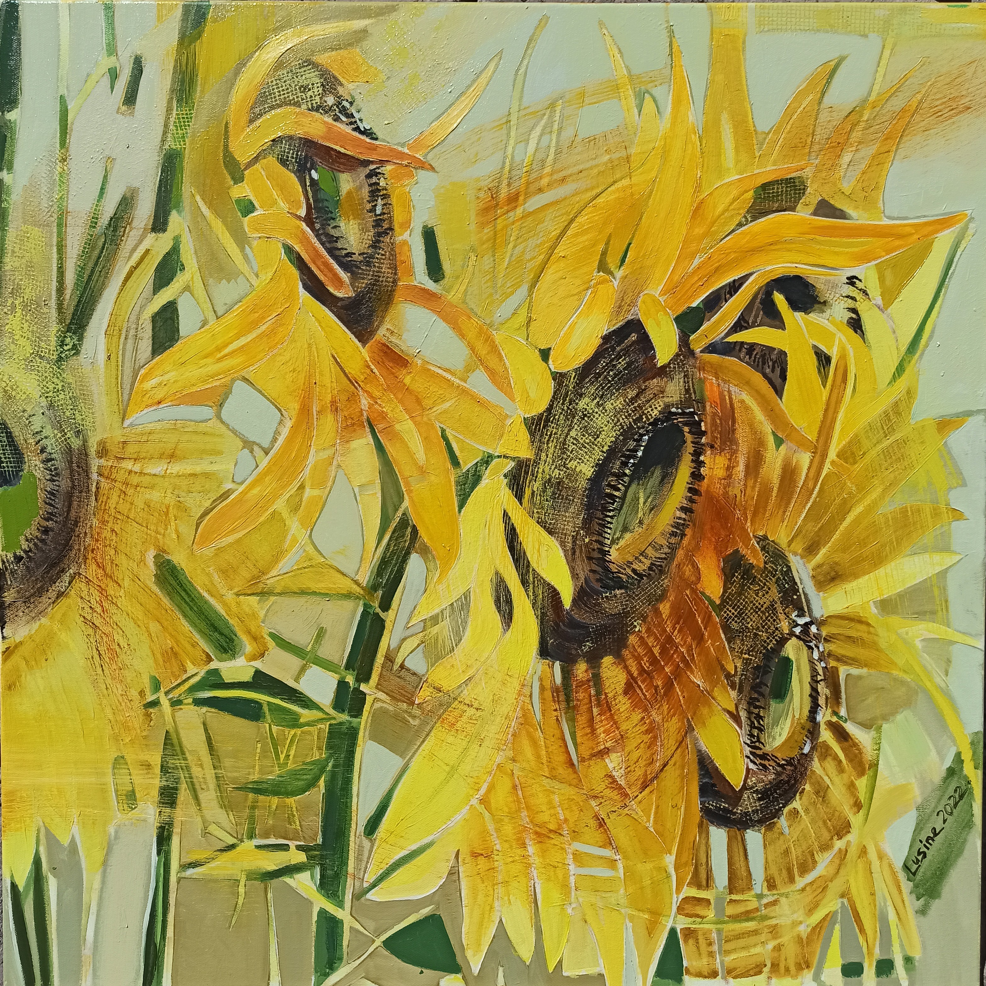 Lusine Abrahamyan, Sunflowers Lusine Abrahamyan, Sunflowers