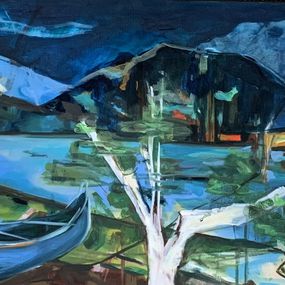 Painting, Sous les bois, Erica Boimare