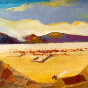 Peinture, The landscape moves VI, Edgar Arandia