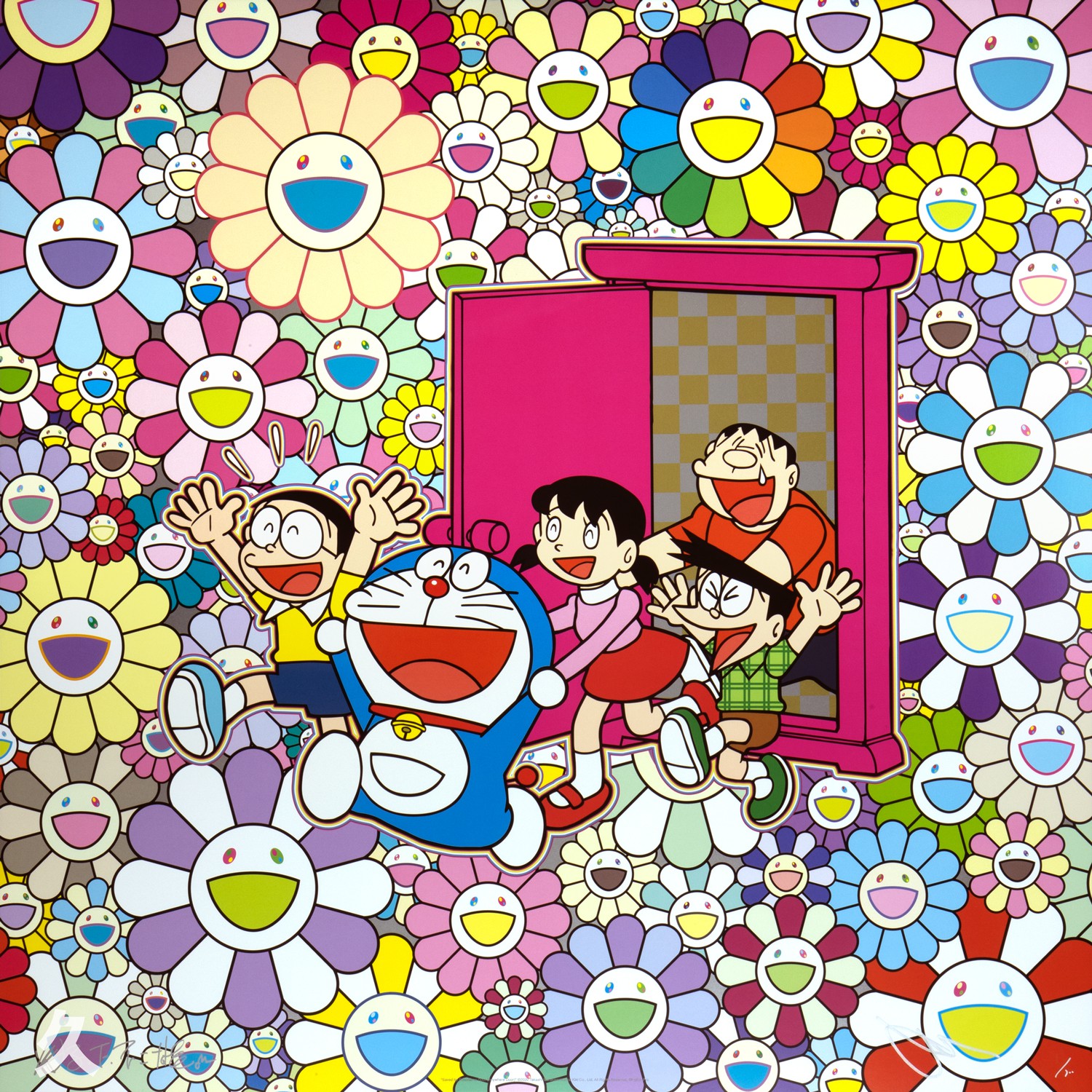 Takashi Murakami, Saved by Dokodemo Door - Anywhere Door Takashi Murakami, Saved by Dokodemo Door - Anywhere Door
