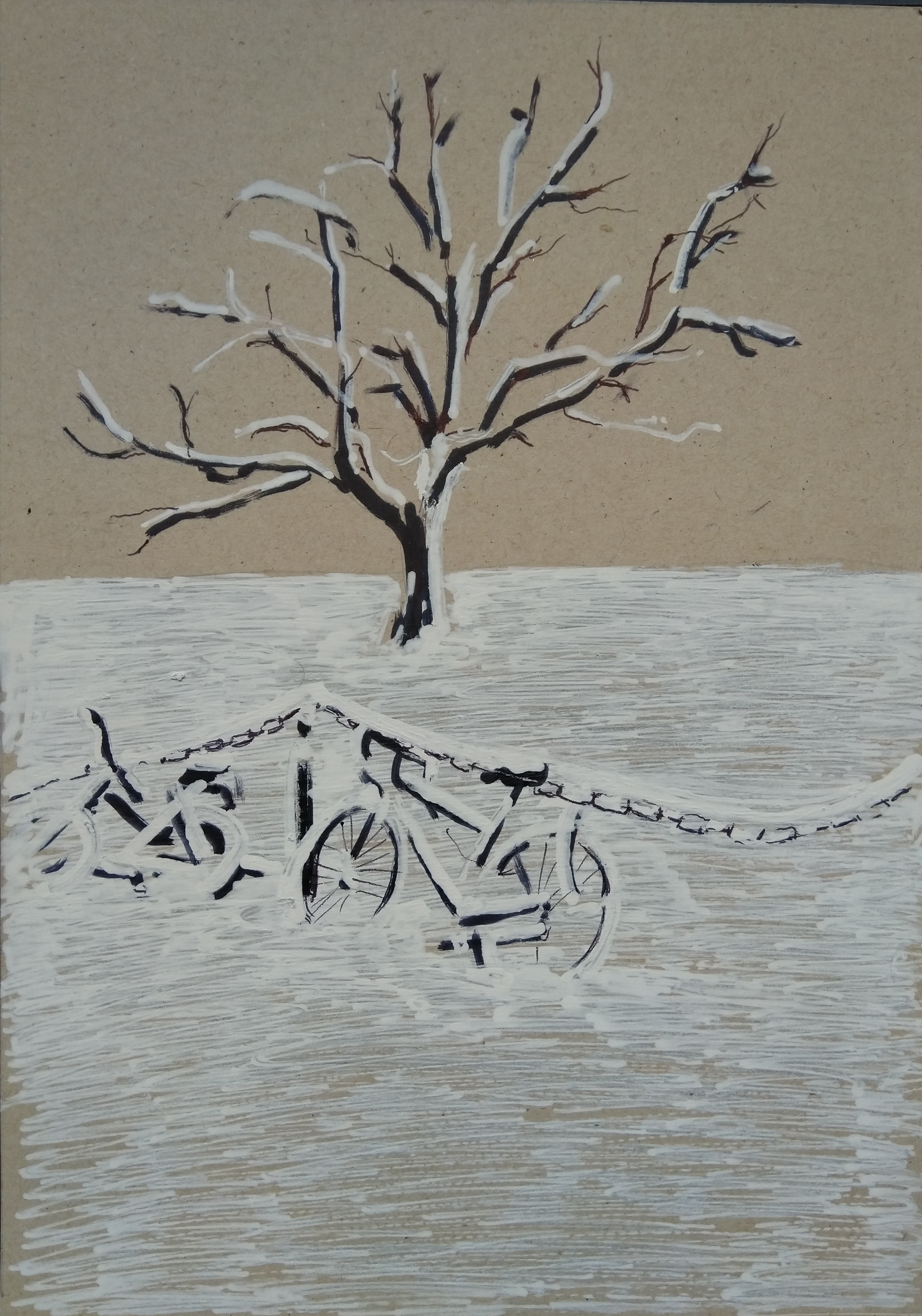 Kamsar Ohanyan, Bikes under the Snow Kamsar Ohanyan, Bikes under the Snow