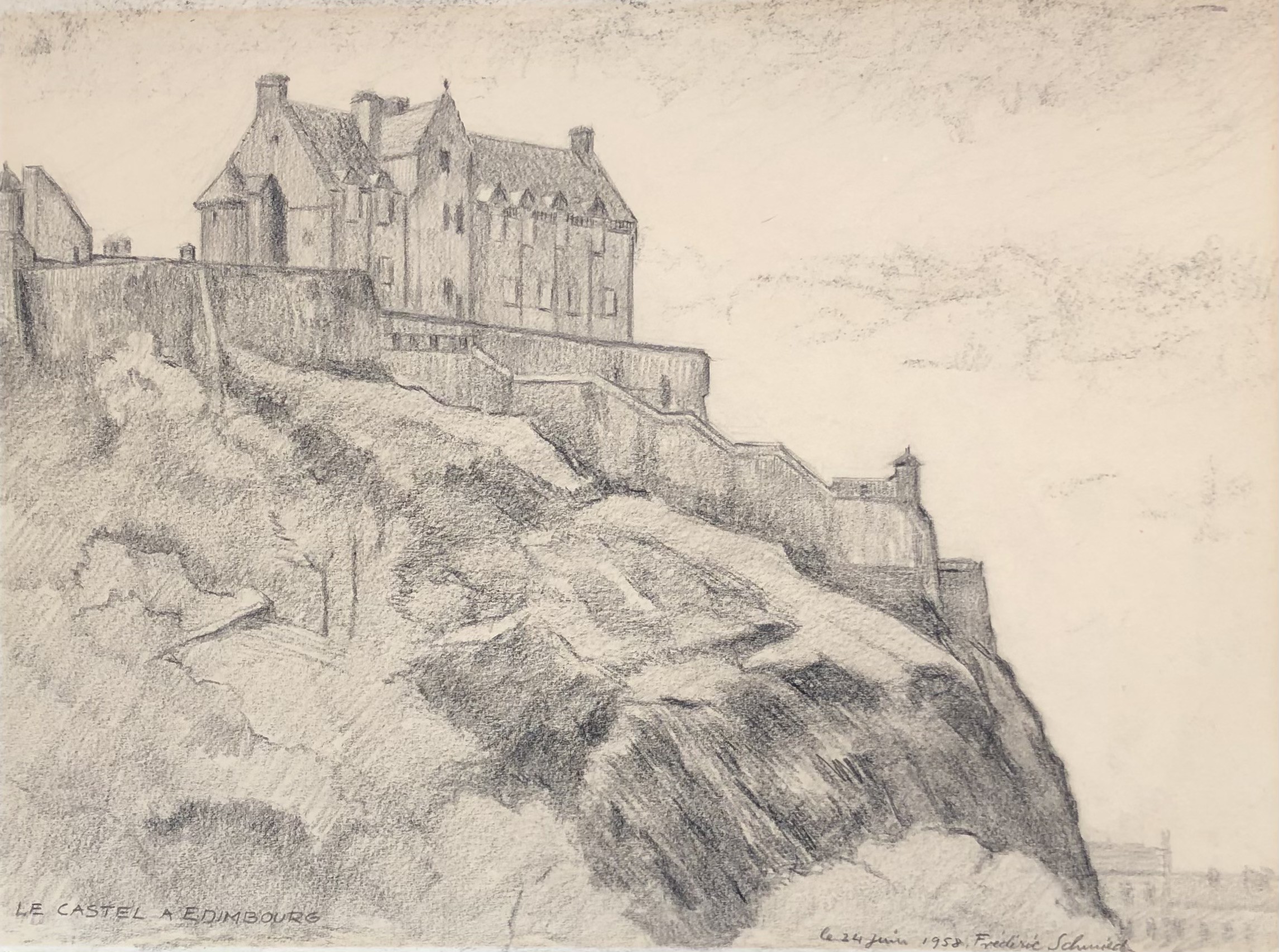 Frédéric Schmied, Le Castel à Edimbourg Frédéric Schmied, Le Castel à Edimbourg