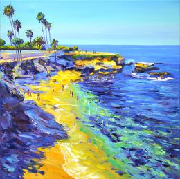 Painting, Ocean. Beach. California., Iryna Kastsova