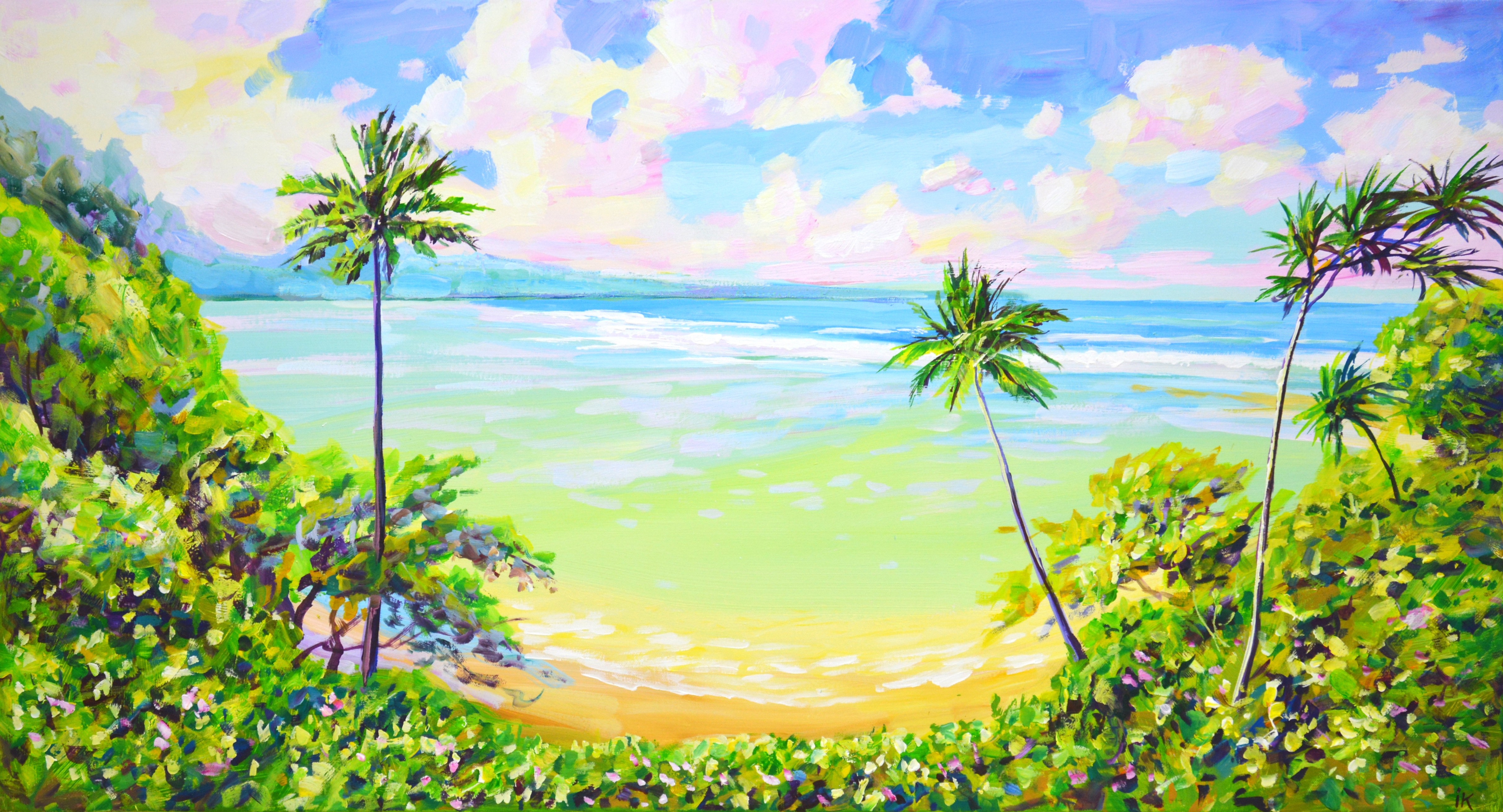 Iryna Kastsova, Ocean. Palm trees. Beach Iryna Kastsova, Ocean. Palm trees. Beach