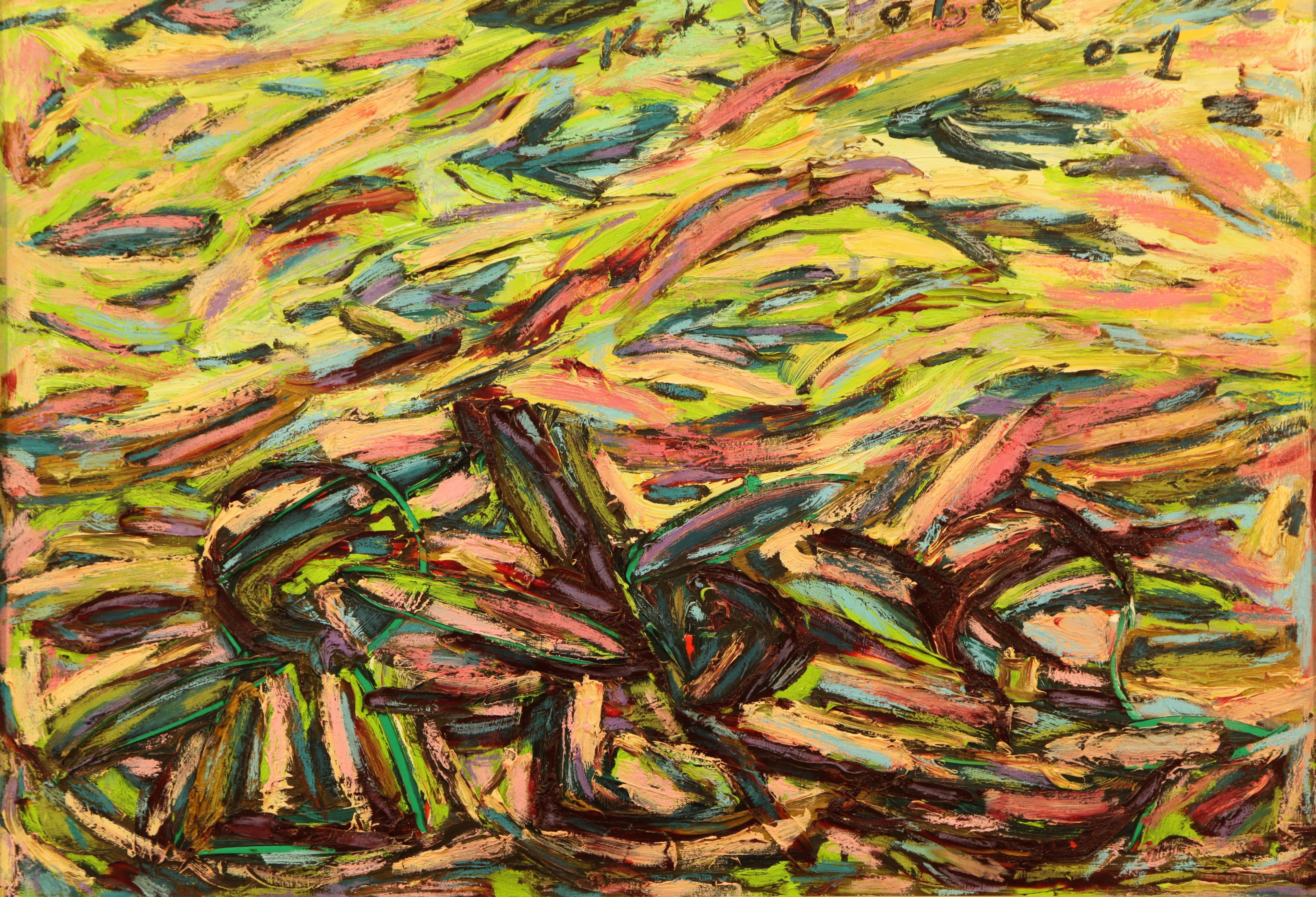 Karl-Karol Chrobok, Three heads in violent conversation - beginning of spring Karl-Karol Chrobok, Three heads in violent conversation - beginning of spring