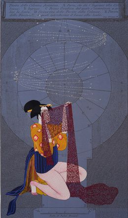 Gemälde, Geisha III, Ana Seggiaro