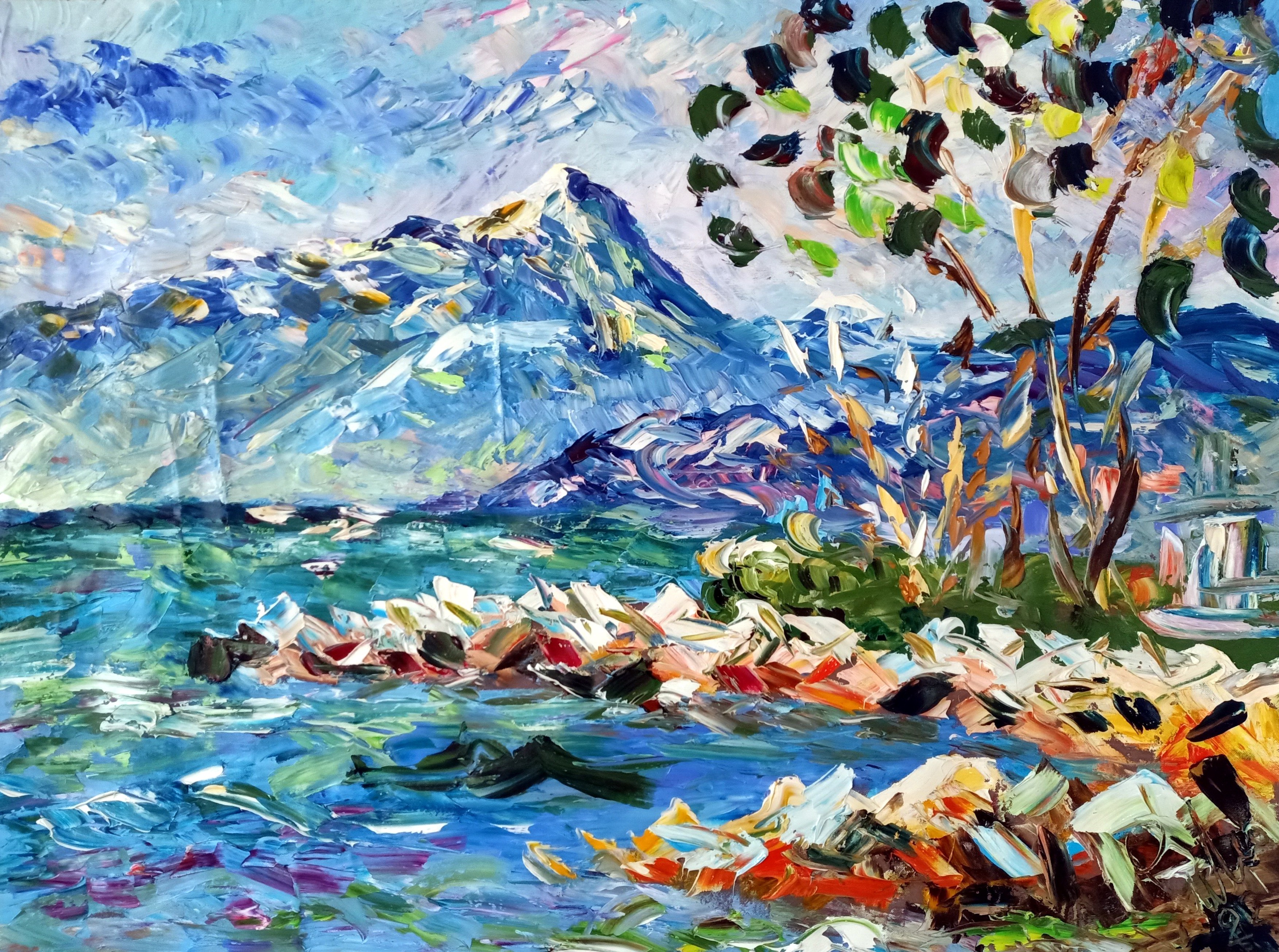 Antonino Puliafico, Lago di garda a Cisano Antonino Puliafico, Lago di garda a Cisano