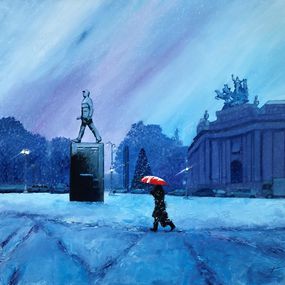 Gemälde, Le générale sous la neige, Eric Turlot