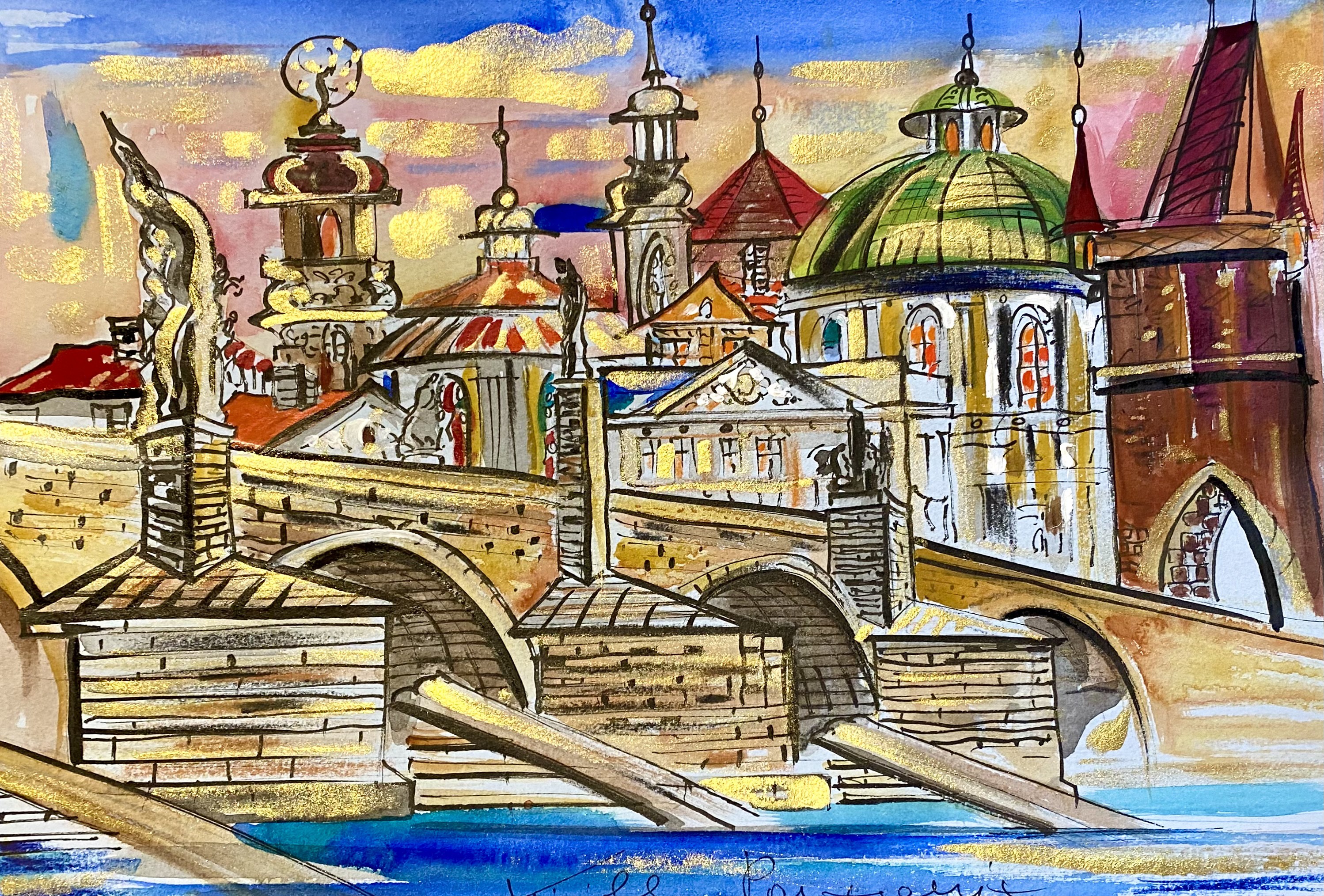 Kirill Postovit, The Bridge Of The Golden Town Kirill Postovit, The Bridge Of The Golden Town