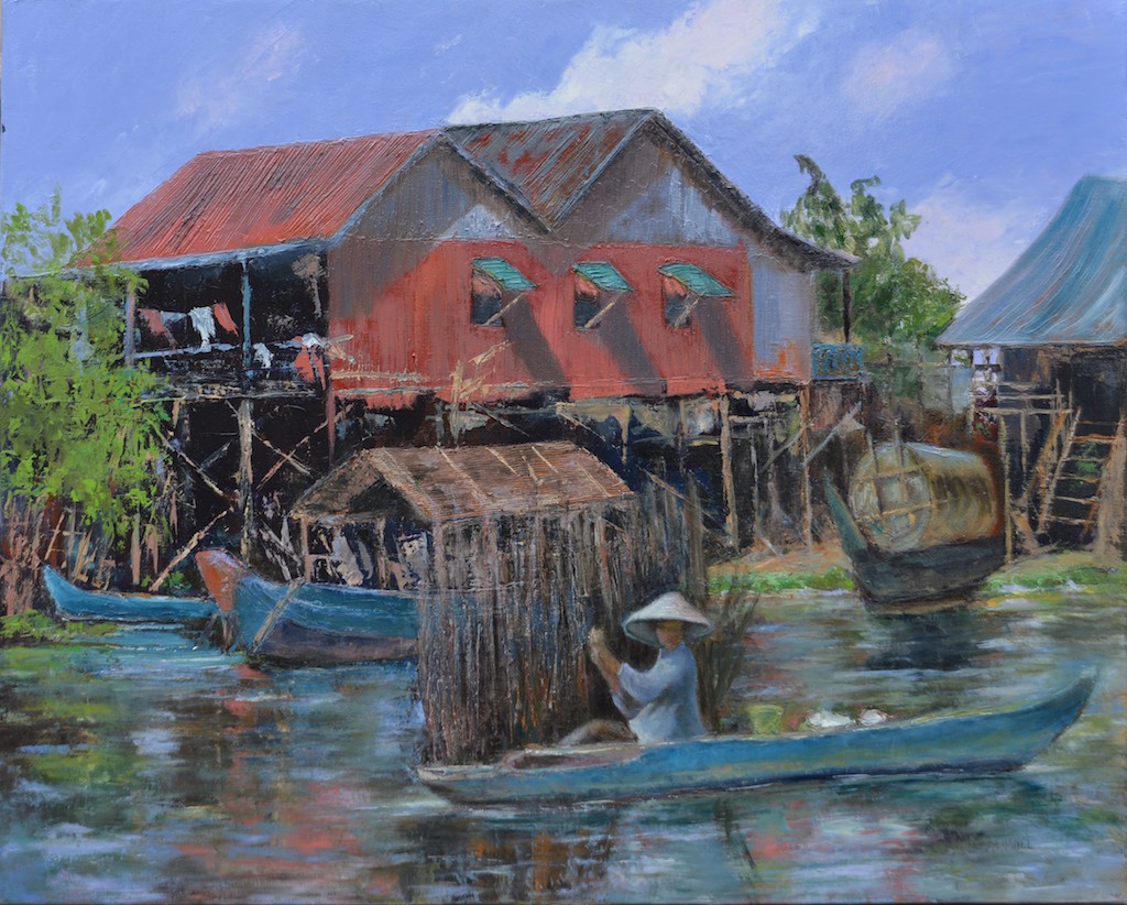 Marie-Thérèse Chanel, Lac Tonlé Sap - Série Paysage d'Asie Marie-Thérèse Chanel, Lac Tonlé Sap - Série Paysage d'Asie