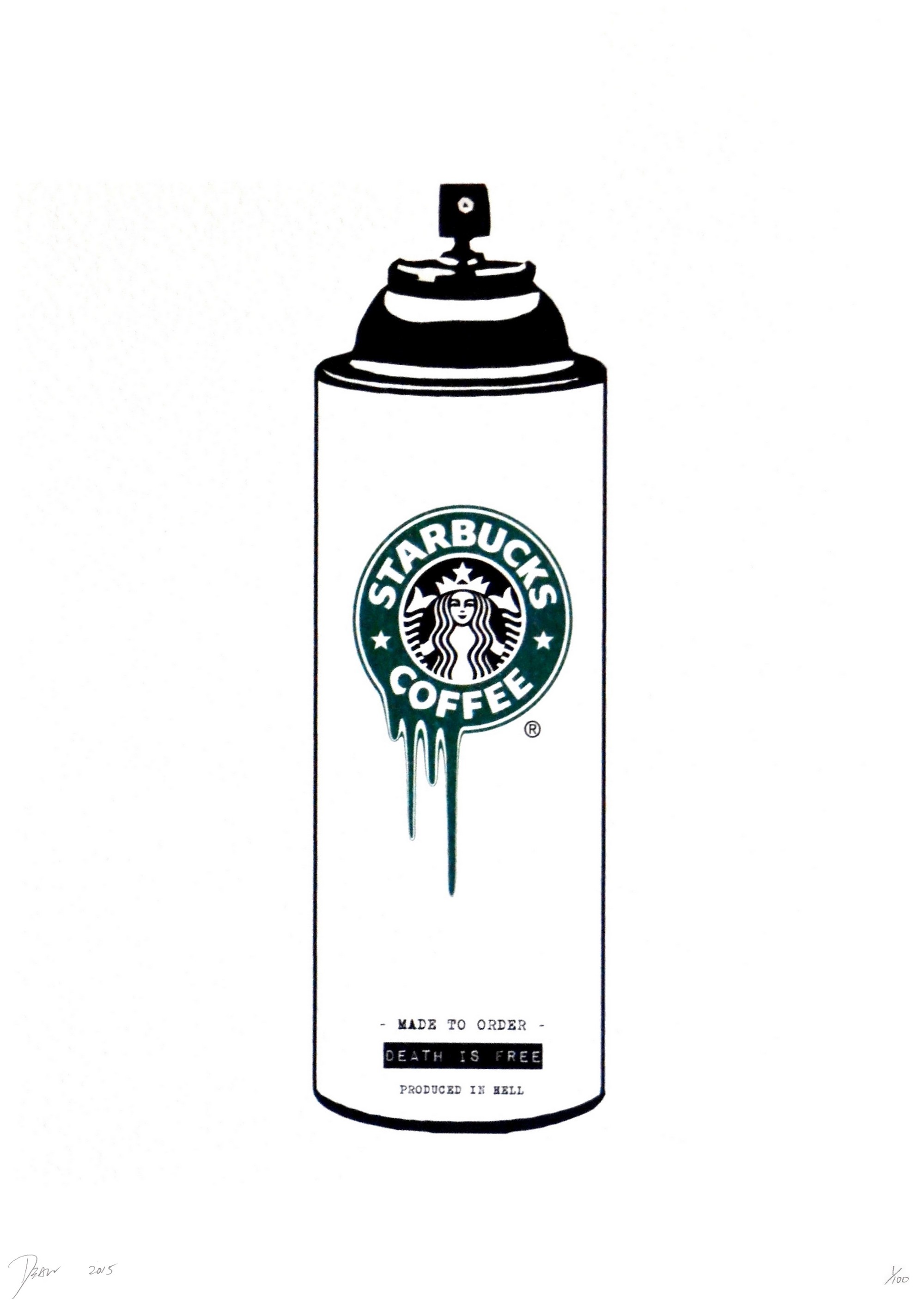Death NYC, Coffee Spray White Death NYC, Coffee Spray White