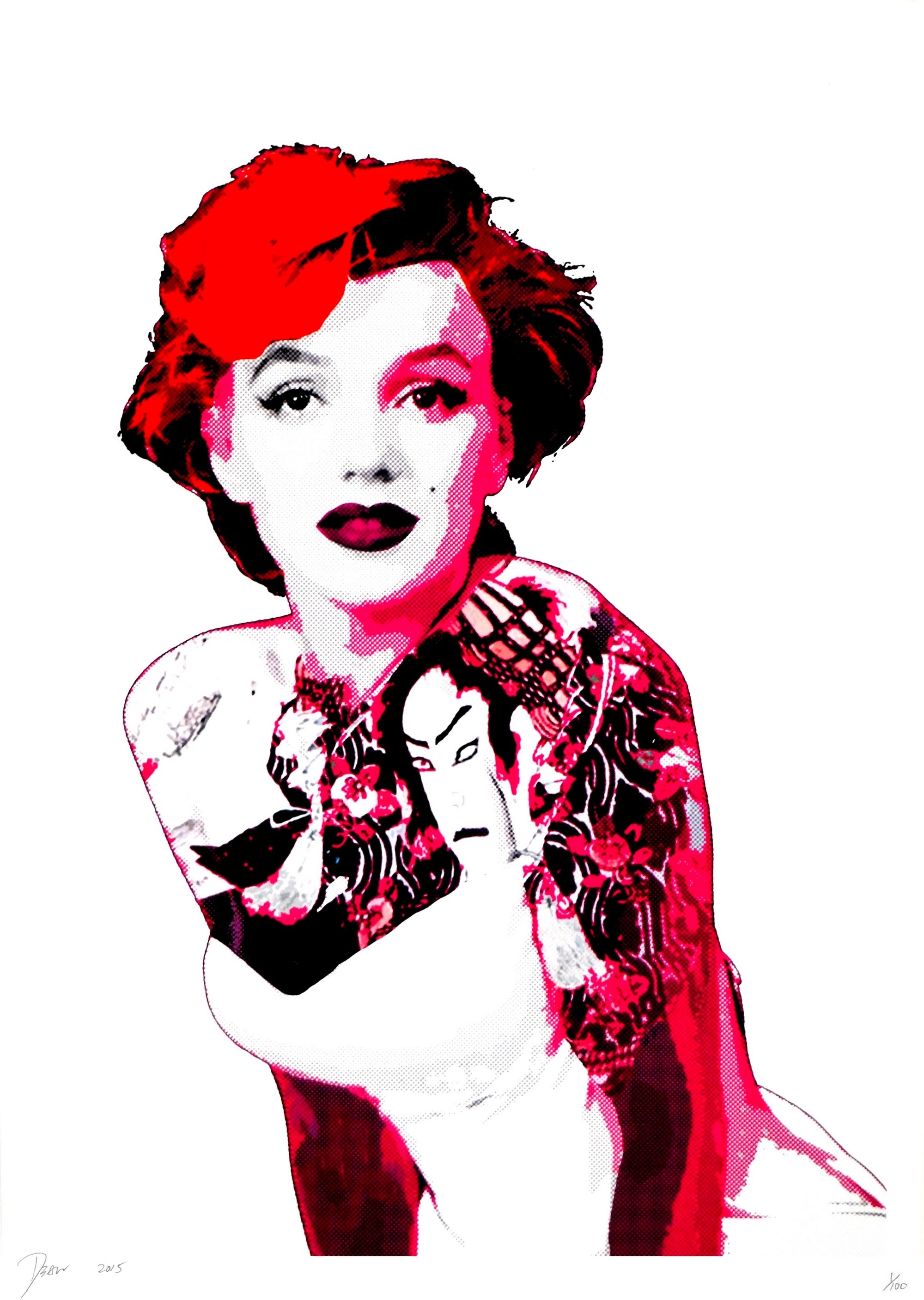 Death NYC, Monroe Tattoo Red Death NYC, Monroe Tattoo Red