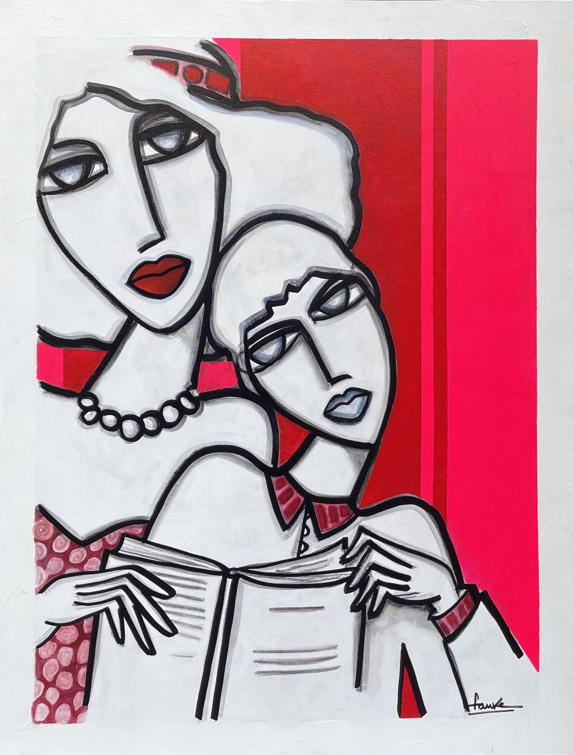 Martine Fauve Dechavanne, La mère et l'enfant Martine Fauve Dechavanne, La mère et l'enfant
