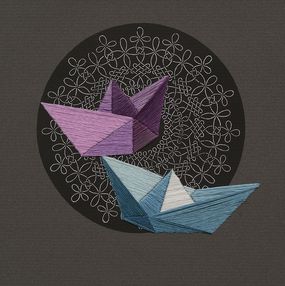 Painting, Naufragos inminentes. From the series Durero, Ana Seggiaro