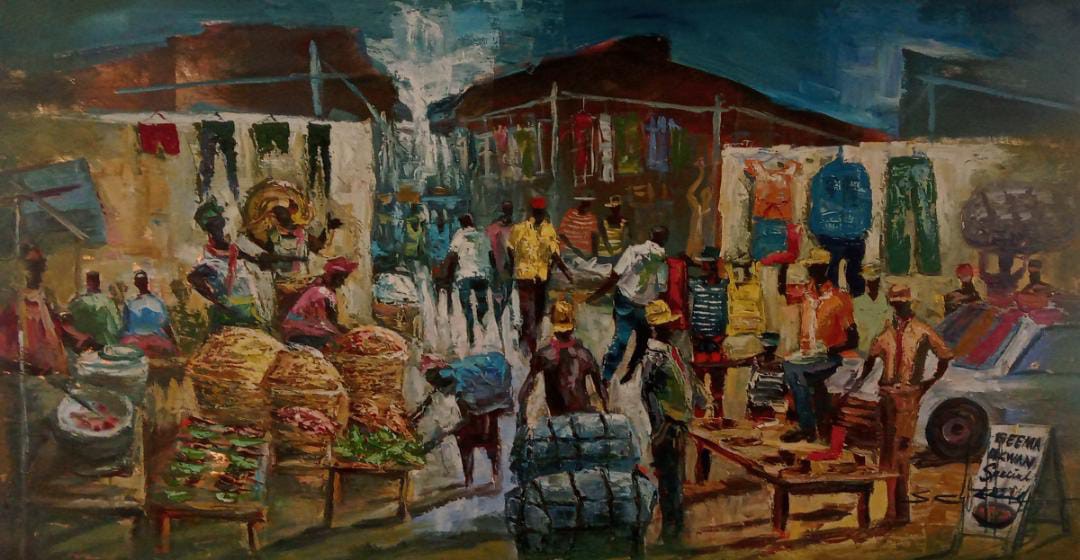 Seth Clottey, Market place Seth Clottey, Market place