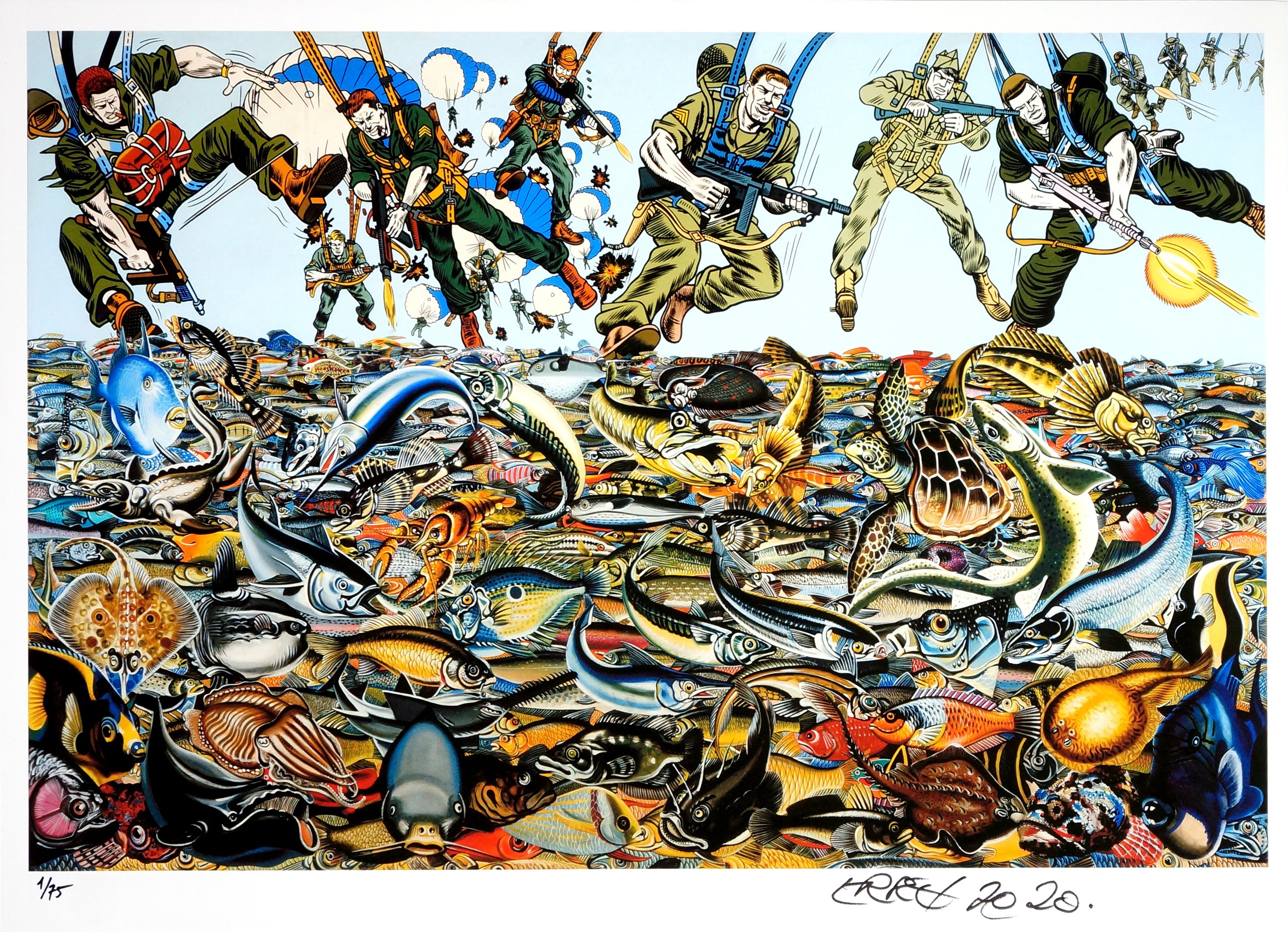 Erró, Fishscape Erró, Fishscape