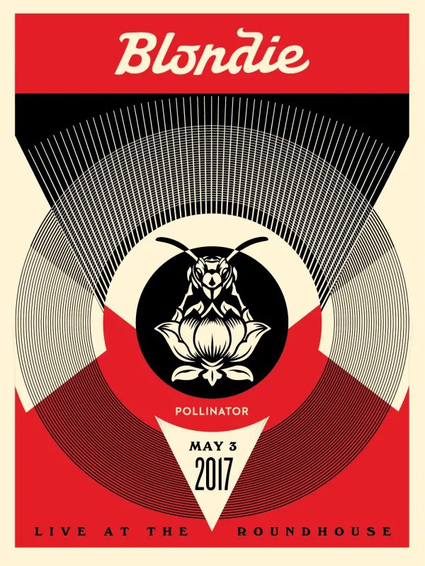 Shepard Fairey (Obey), Blondie - Live at the Roundhouse (Red) Shepard Fairey (Obey), Blondie - Live at the Roundhouse (Red)