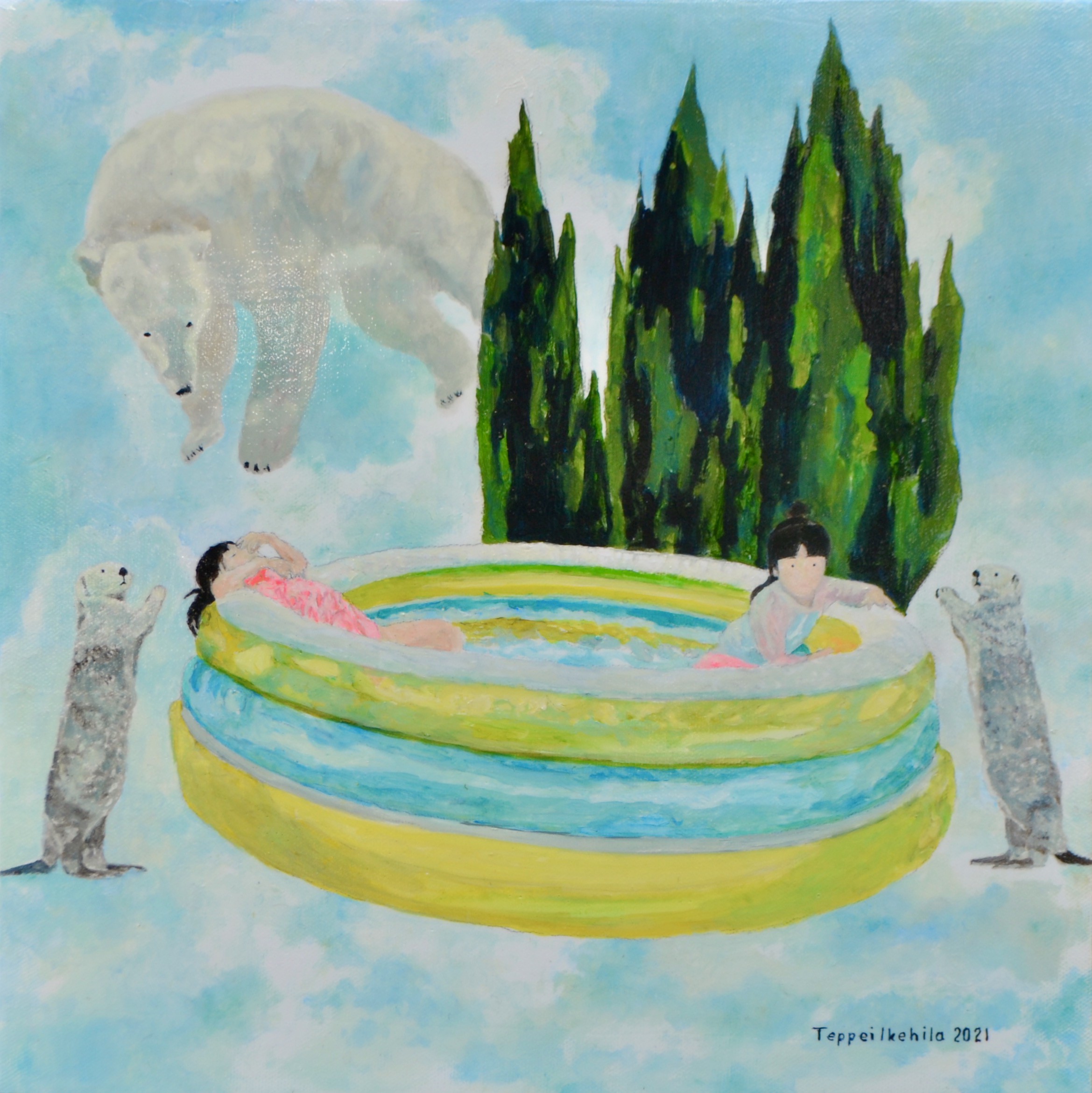 Teppei Ikehila, Light Blue Garden Teppei Ikehila, Light Blue Garden