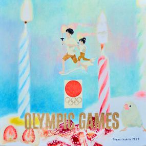 Peinture, Tokyo Olympic Poster III, Teppei Ikehila