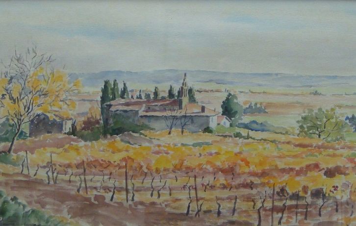 André Lac, Eglise dans les vignes André Lac, Eglise dans les vignes
