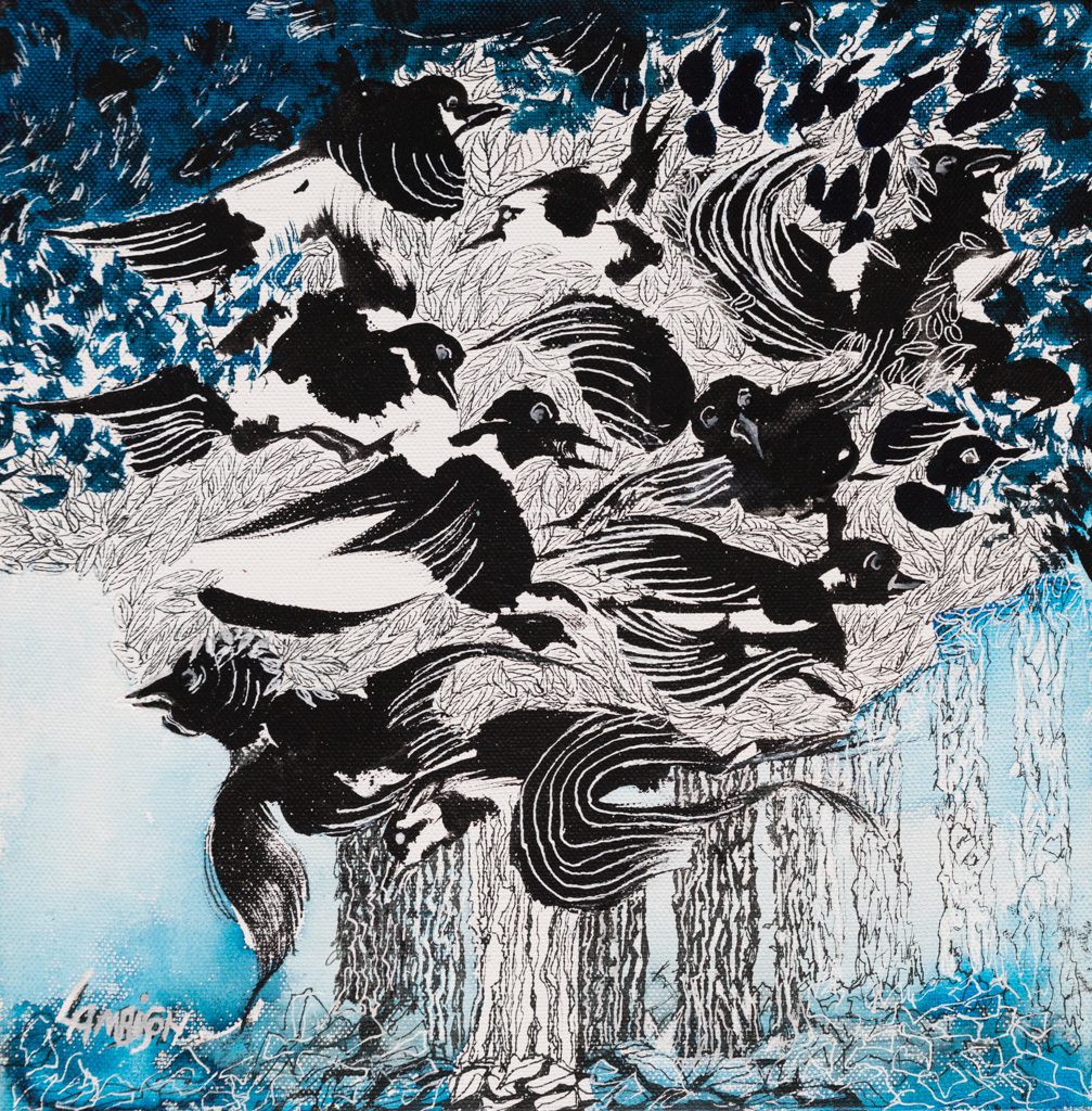 Danielle Lamaison, Arbre à oiseaux - série Paysage Danielle Lamaison, Arbre à oiseaux - série Paysage