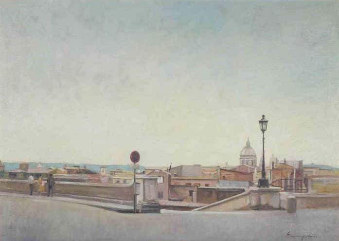 Mario Evangelisti, Rome from the Pincio Mario Evangelisti, Rome from the Pincio