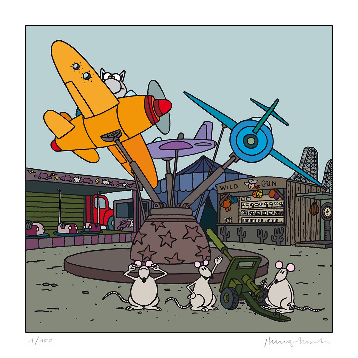 Philippe Geluck, Avion Philippe Geluck, Avion