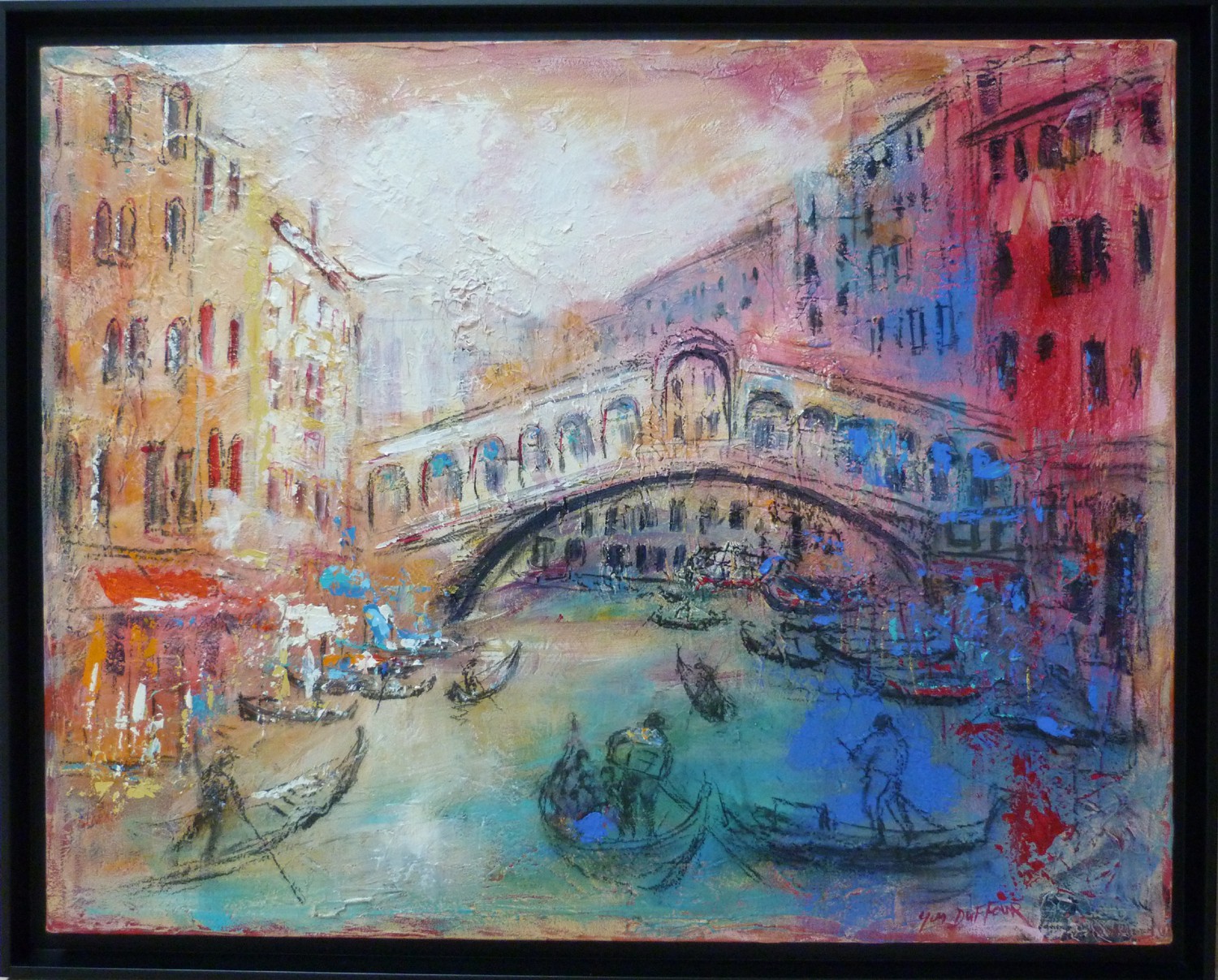 Yves Duffour, Venise : traffic sur le grand canal Yves Duffour, Venise : traffic sur le grand canal