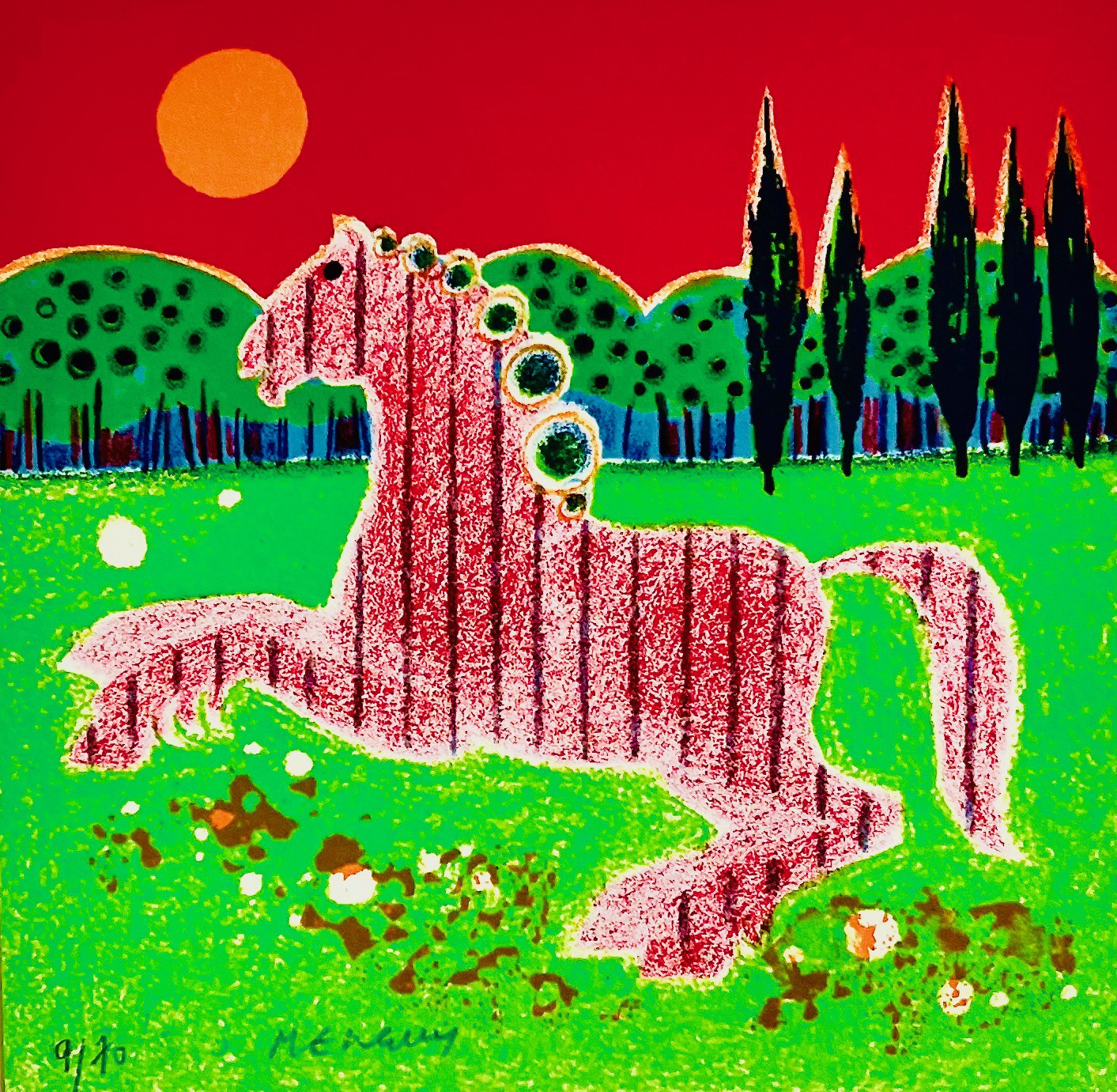 Frédéric Menguy, Happy Pink Horse 2001 Le cheval rose joyeux Frédéric Menguy, Happy Pink Horse 2001 Le cheval rose joyeux