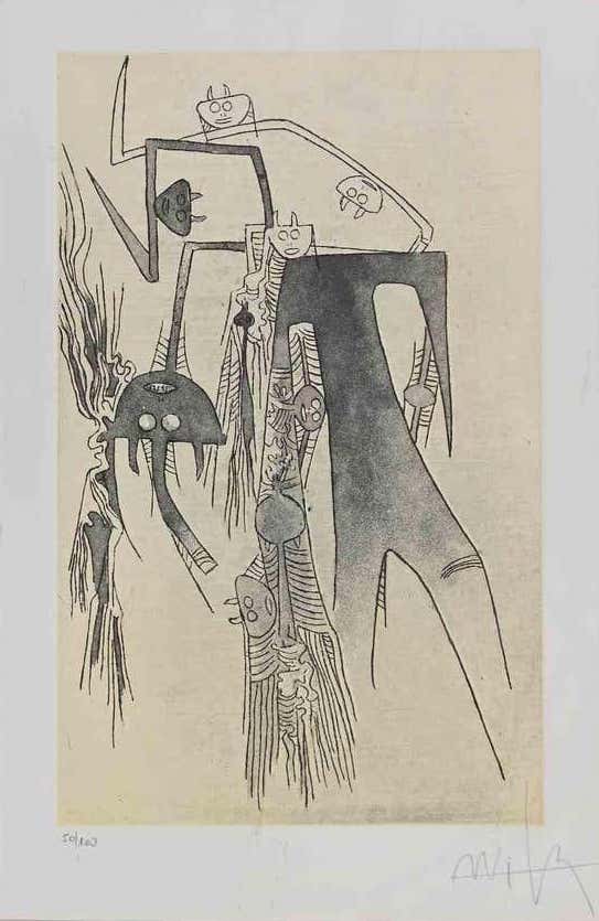 Wifredo Lam, Composition with Figures Wifredo Lam, Composition with Figures