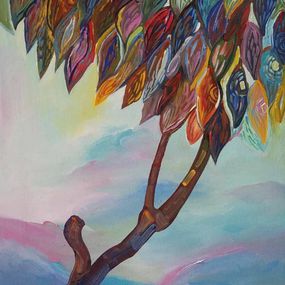 Painting, The Tree of Life, Paul Akiiki