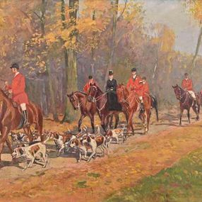 Peinture, Hunting Trip, Ernst Otto