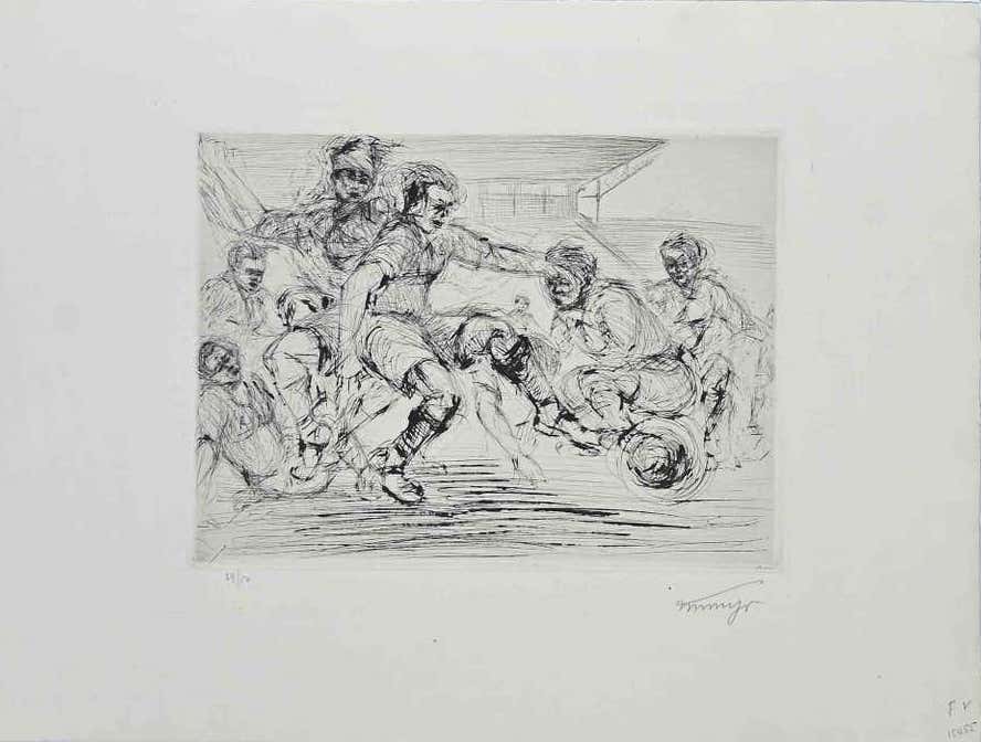Louis Marcel Myr, Le Match de Football Louis Marcel Myr, Le Match de Football