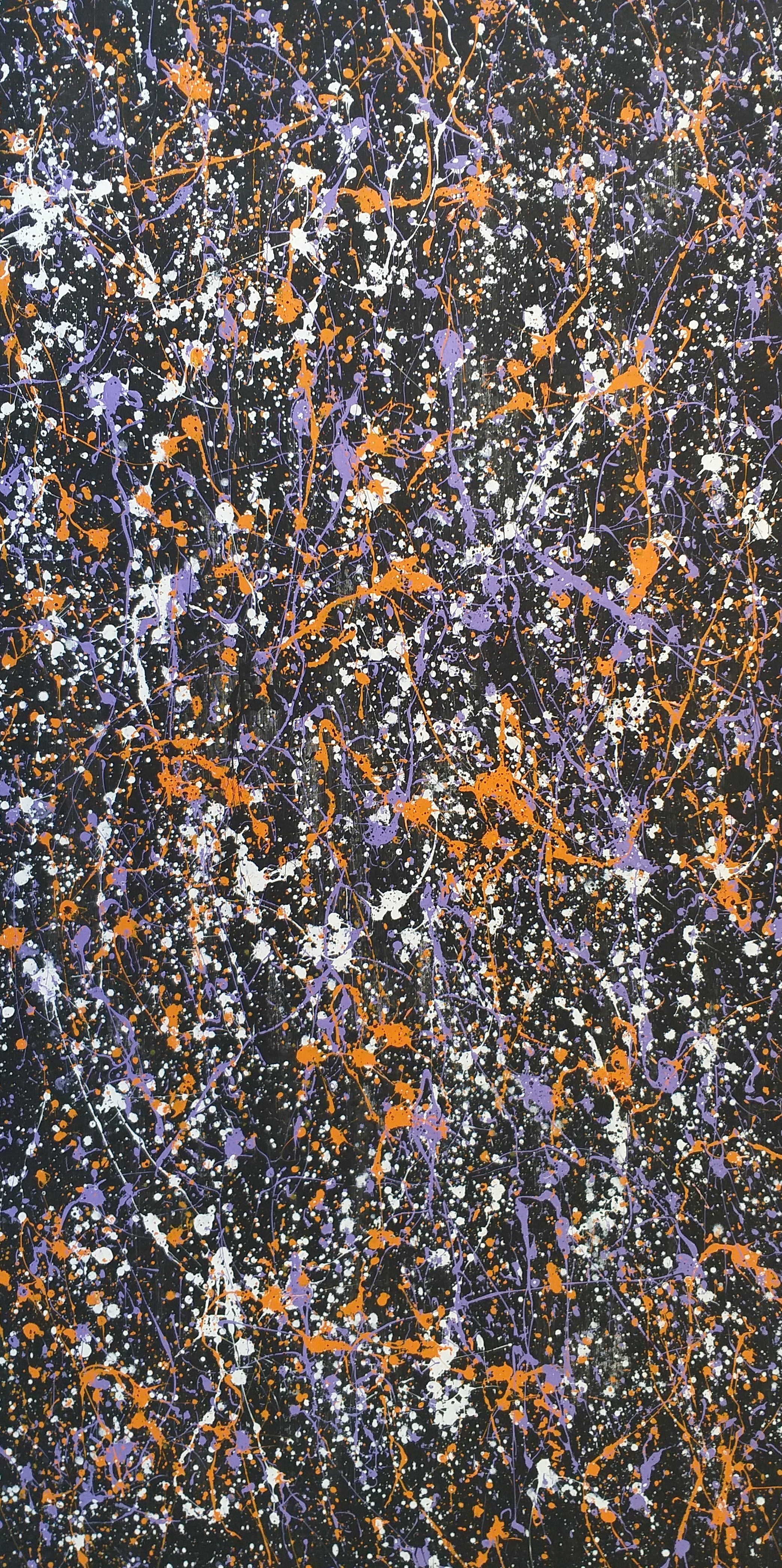 Max Yaskin, Jackson Pollock style acrylic on canvas Max Yaskin, Jackson Pollock style acrylic on canvas
