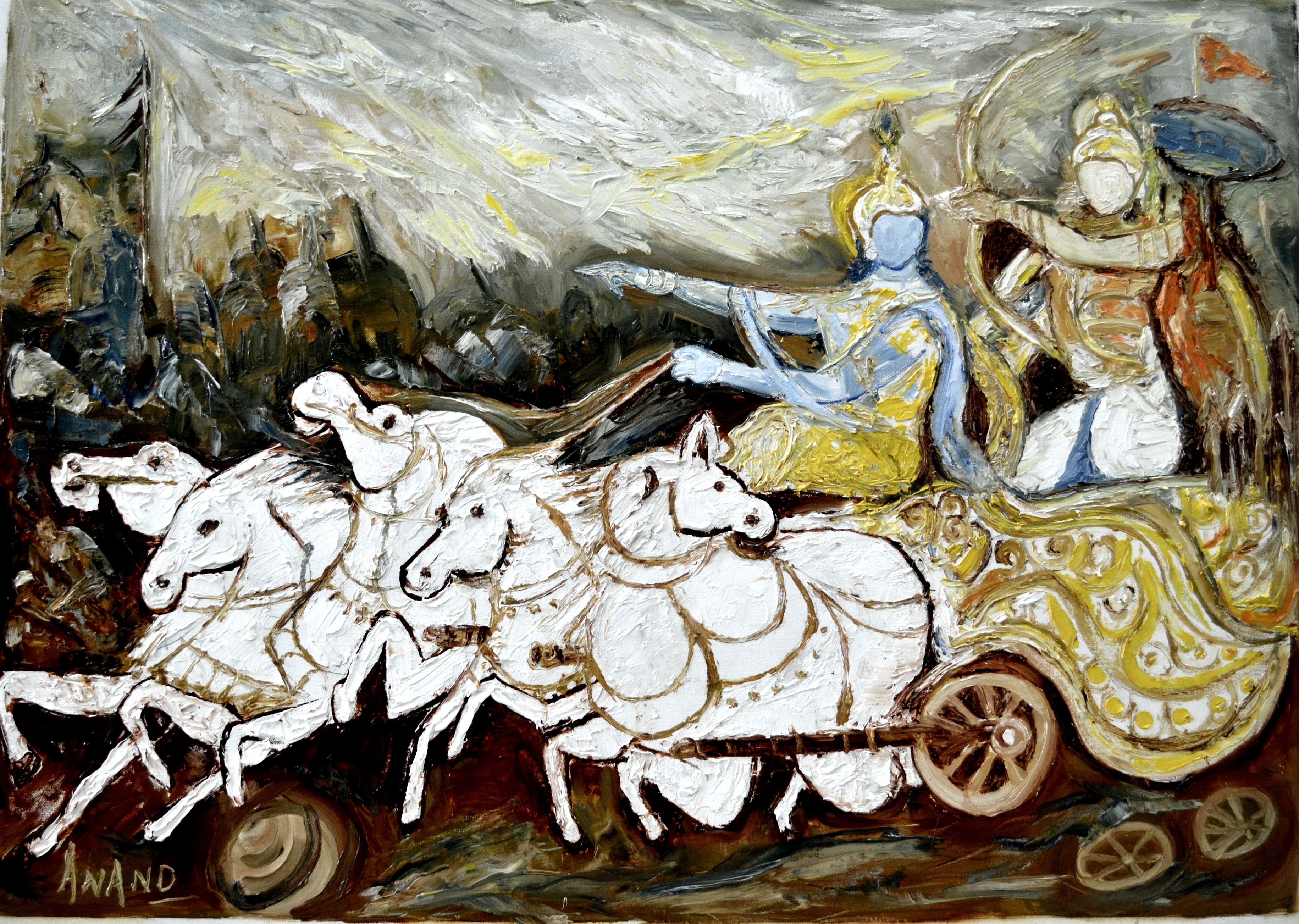 Anand Manchiraju, Divine chariot Anand Manchiraju, Divine chariot