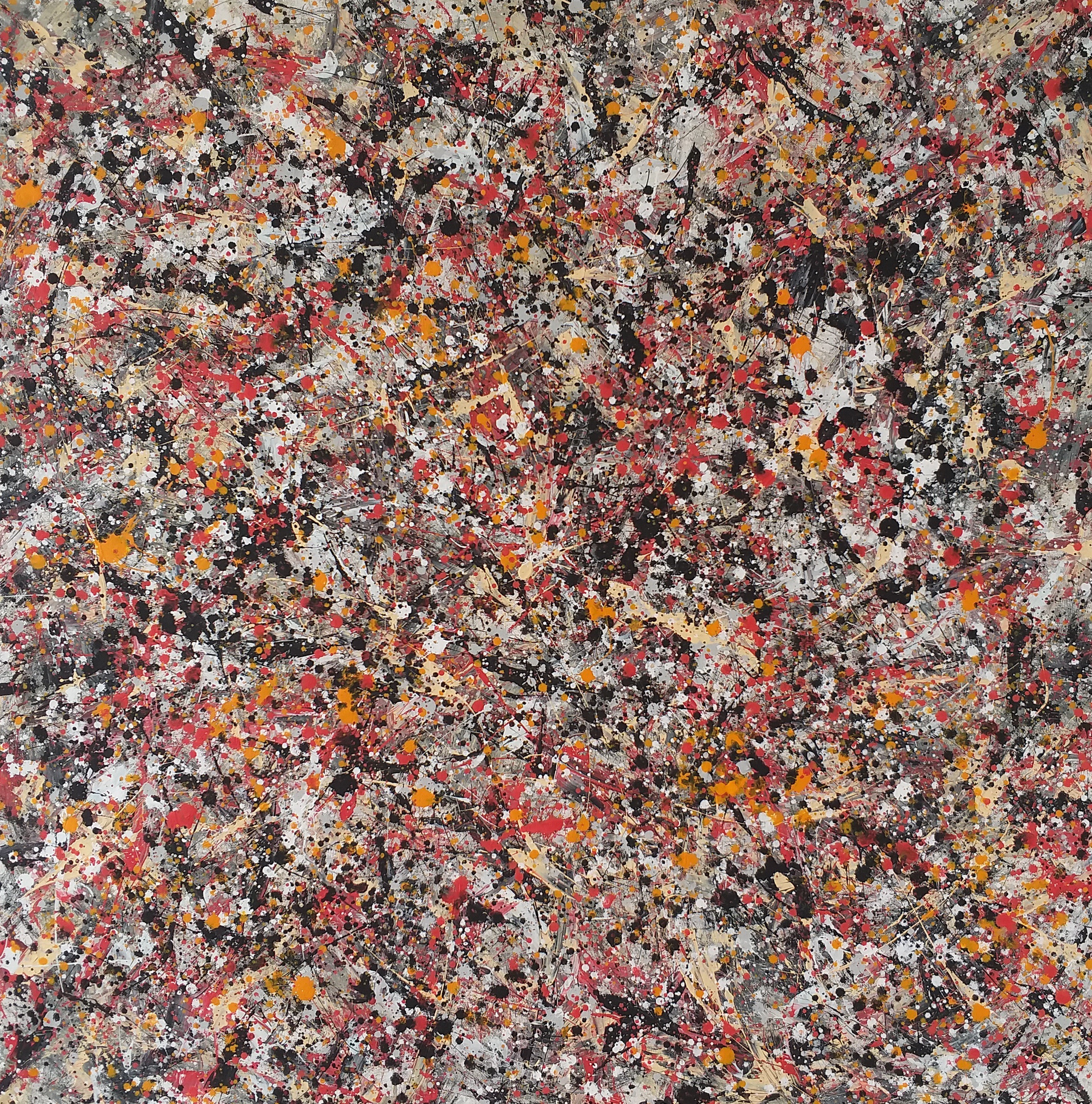 Max Yaskin, Modern J. Pollock style acrylic Max Yaskin, Modern J. Pollock style acrylic