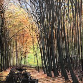 Painting, Le bout de la route, Patrick Fuvel