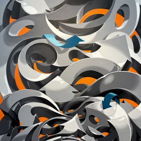Peinture, Accending Arrows, Erni Vales
