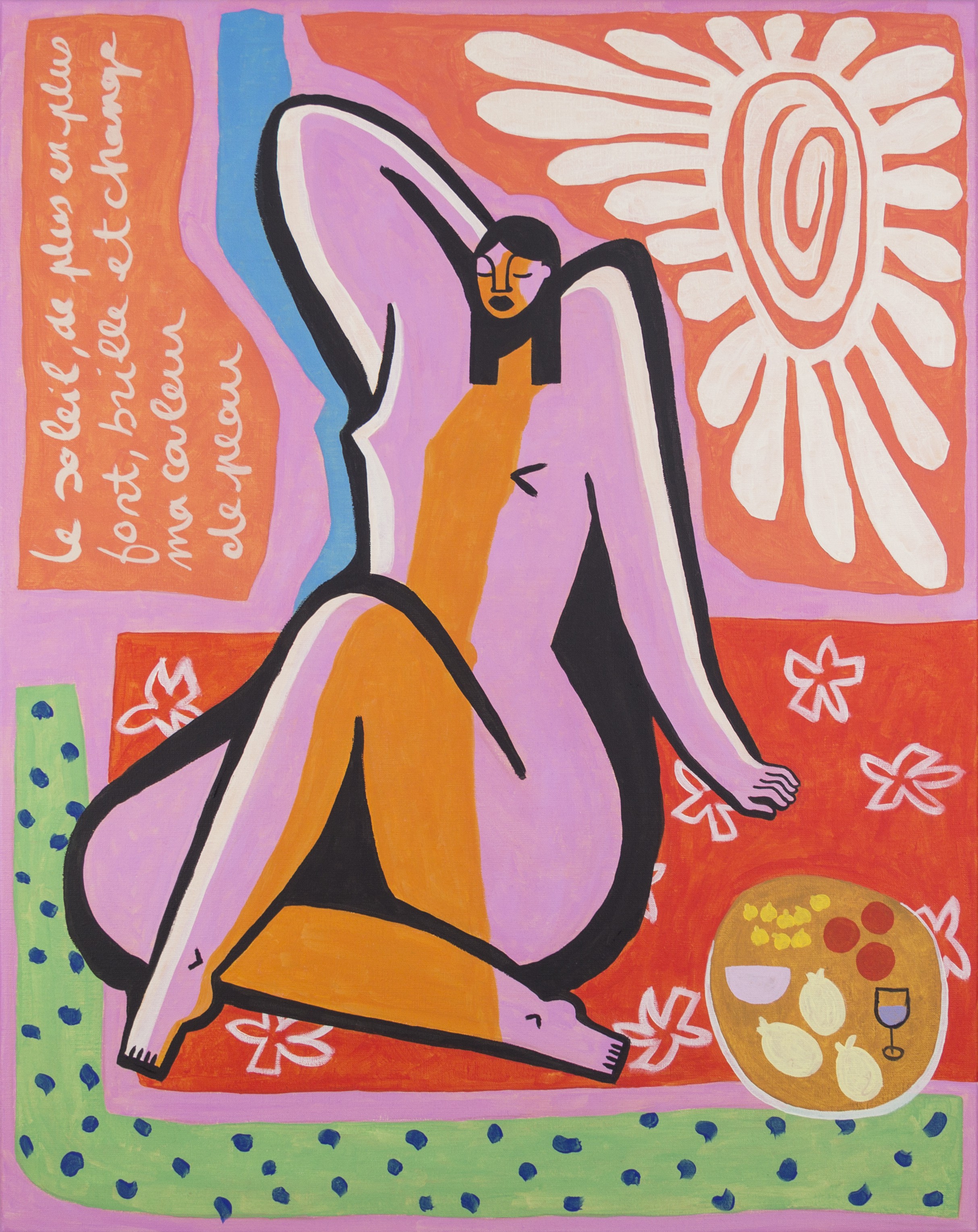 Audrey Faivre, Le soleil, de plus en plus fort, brille et change ma couleur de peau Audrey Faivre, Le soleil, de plus en plus fort, brille et change ma couleur de peau