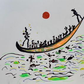 Zeichnungen, Patera / Dinghy, Jose María Abad