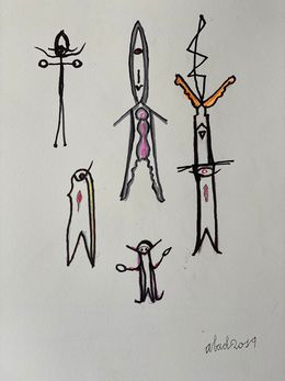 Dibujo, Políticos / Politicians, Jose María Abad