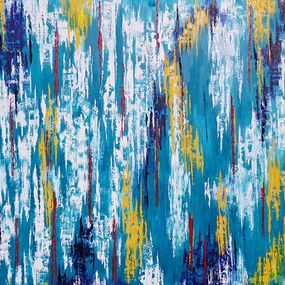 Painting, Art of Rain - Winter, Hannelore Bueki
