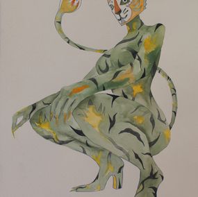 Fine Art Drawings, Tigered, Nino Eliashvili