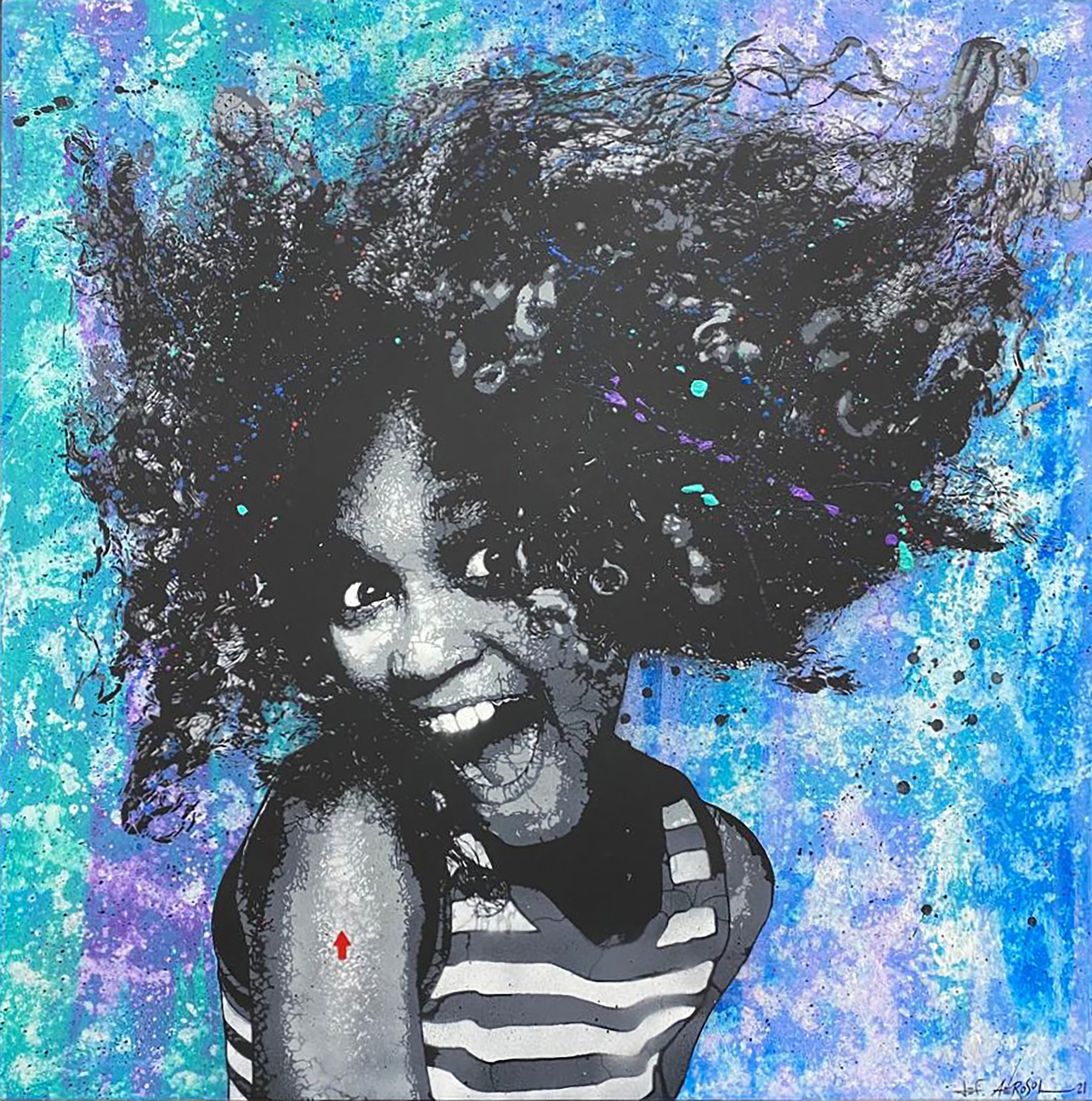 Jef Aérosol, Happy girl Jef Aérosol, Happy girl