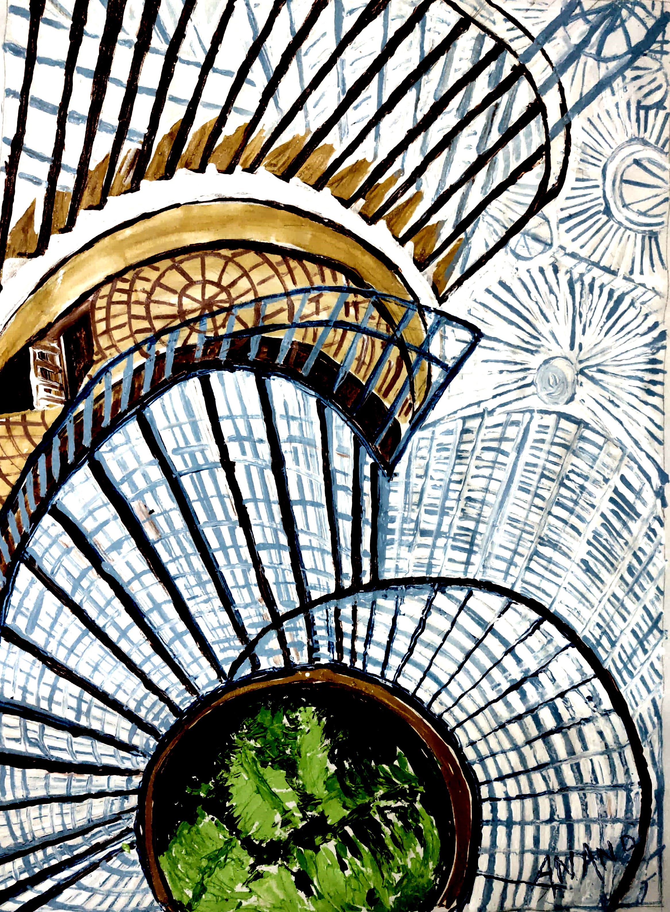 Anand Manchiraju, Beauty of stair case Anand Manchiraju, Beauty of stair case