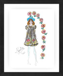 Fine Art Drawings, Fleur, Monica