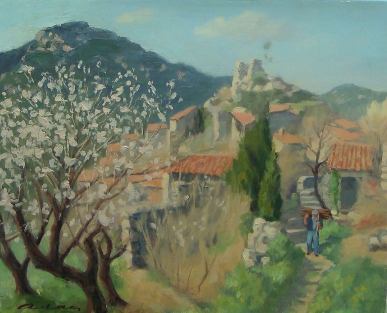 André Lac, Le village de Vieussan André Lac, Le village de Vieussan