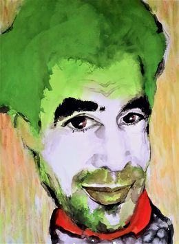 Painting, Portrait Homme algérien, Sounya Whang